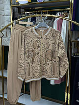 Шикарний жіночий костюм, тканина "Трикотаж" 54/56, 58/60 розмір 54/56, фото 4
