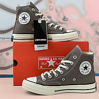 Кеди Convese Chuc 70 Grey Hi (сірого кольору)