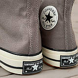 Кеди Convese Chuc 70 Grey Hi (сірого кольору), фото 6