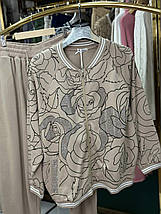 Шикарний жіночий костюм, тканина "Трикотаж" 54/56, 58/60 розмір 54/56, фото 2