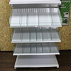 Стелаж для кондитерських виробів 1900*950 мм ТИП 3, стелаж приставний торговий Рістел, металевий кондитерський стелаж, фото 6