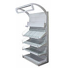 Стелаж для кондитерських виробів 1900*950 мм ТИП 3, стелаж приставний торговий Рістел, металевий кондитерський стелаж, фото 4