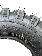 Колесо 6.00-12 (12PR) на мотоблок, мінітрактор, Max.Load 405 кг, 48 шипів, фото 4
