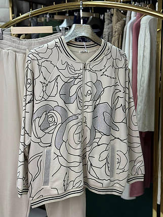 Шикарний жіночий костюм, тканина "Трикотаж" 54/56, 58/60 розмір 54/56, фото 2