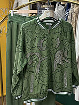 Шикарний жіночий костюм, тканина "Трикотаж" 54/56, 58/60 розмір 54/56, фото 4