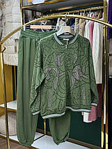 Шикарний жіночий костюм, тканина "Трикотаж" 54/56, 58/60 розмір 54/56, фото 3