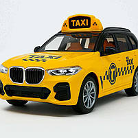 Радіокерована машинка Taxi City — жовте таксі 25 см з фарами, акумулятором і пультом T9012C, фото 4