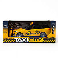 Радіокерована машинка Taxi City — жовте таксі 25 см з фарами, акумулятором і пультом T9012C, фото 10
