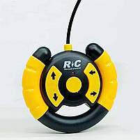 Радіокерована машинка Taxi City — жовте таксі 25 см з фарами, акумулятором і пультом T9012C, фото 6