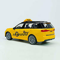 Радіокерована машинка Taxi City — жовте таксі 25 см з фарами, акумулятором і пультом T9012C, фото 3