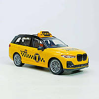 Радіокерована машинка Taxi City — жовте таксі 25 см з фарами, акумулятором і пультом T9012C, фото 2