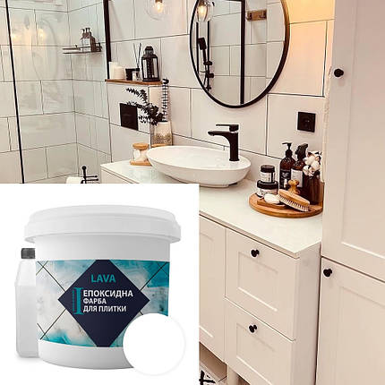 Епоксидна фарба для плитки Barko 4,5 кг білий, фото 1