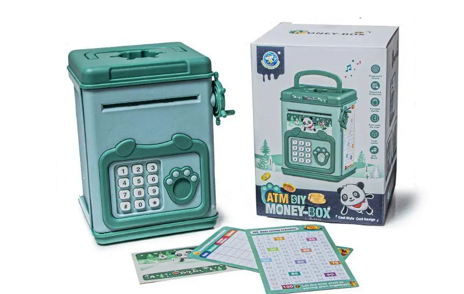 Електронна дитяча скарбничка-сейф із кодовим замком Money Box LSB6909