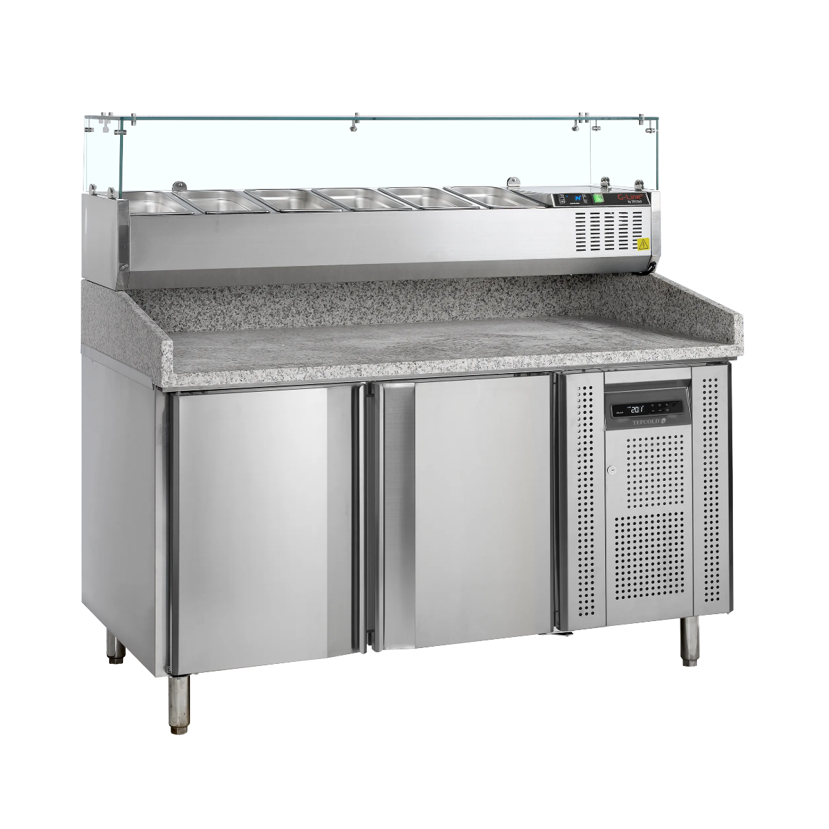 Стіл холодильний для піци TEFCOLD-PT1200+GVC38-150, фото 1