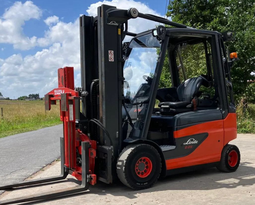 Електричний вилковий навантажувач Linde E25 Triplex 5 Ventile neue Batterie 775 Stunden, фото 1