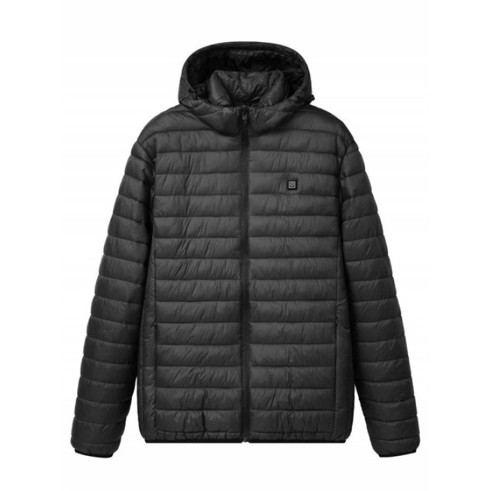 Чоловіча куртка з електропідігрівом Glo-story MMA-3171 чорна, фото 1