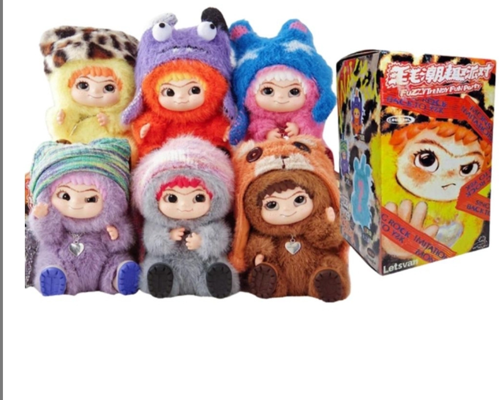 Кукла сюрприз брелок Вакуку (WAKUKU) Play Bear м'яка іграшка, фото 1