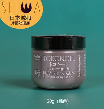 Засіб для оброблення урізу шкіри SEIWA TOKONOLE Оригінал чорний120г Коричневий