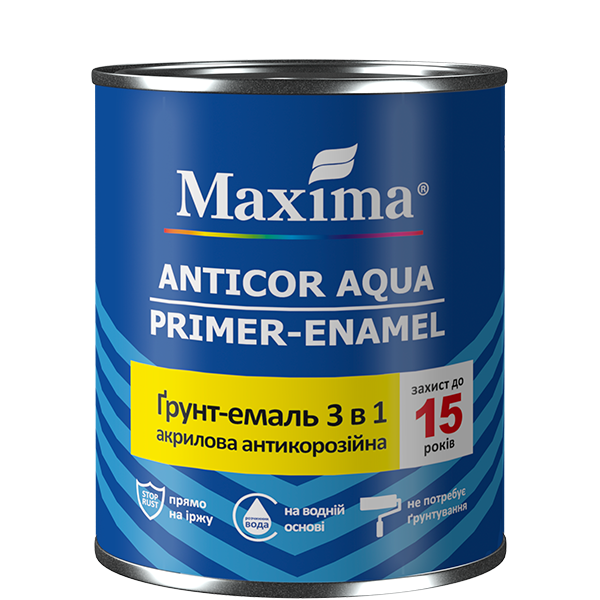 Ґрунт-емаль 3 в 1 Anticor Aqua Maxima червоний 2.7 кг