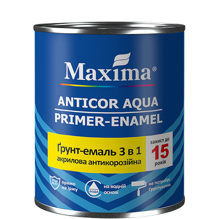 Ґрунт-емаль 3 в 1 Anticor Aqua Maxima червоний 2.7 кг, фото 1