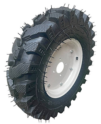 Колесо 6.00-12 (12PR) на мотоблок, мінітрактор, Max.Load 405 кг, 48 шипів, фото 1