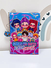 Книга на липучках K-POP Groups