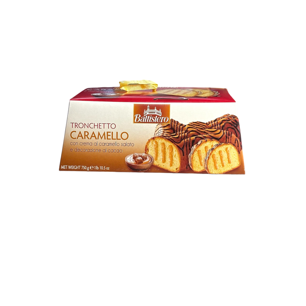 Рулет Battistero Tronchetto з карамельним кремом, 750г, фото 1