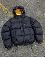 Пуховик черный Corteiz Bovl v2 мужской с капюшоном | Теплая зимняя куртка oversize S–XL | Urban стиль