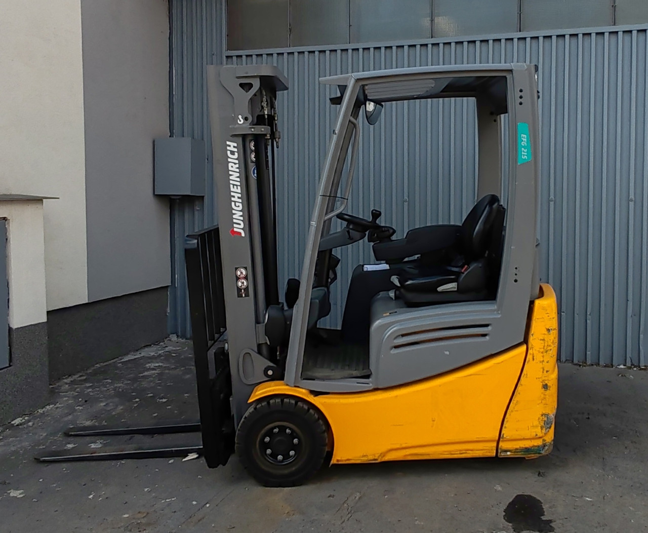 Електричний вилковий навантажувач Jungheinrich EFG 215 1.5t/ 3.1m/ 2016y/ 6339mh/, фото 1