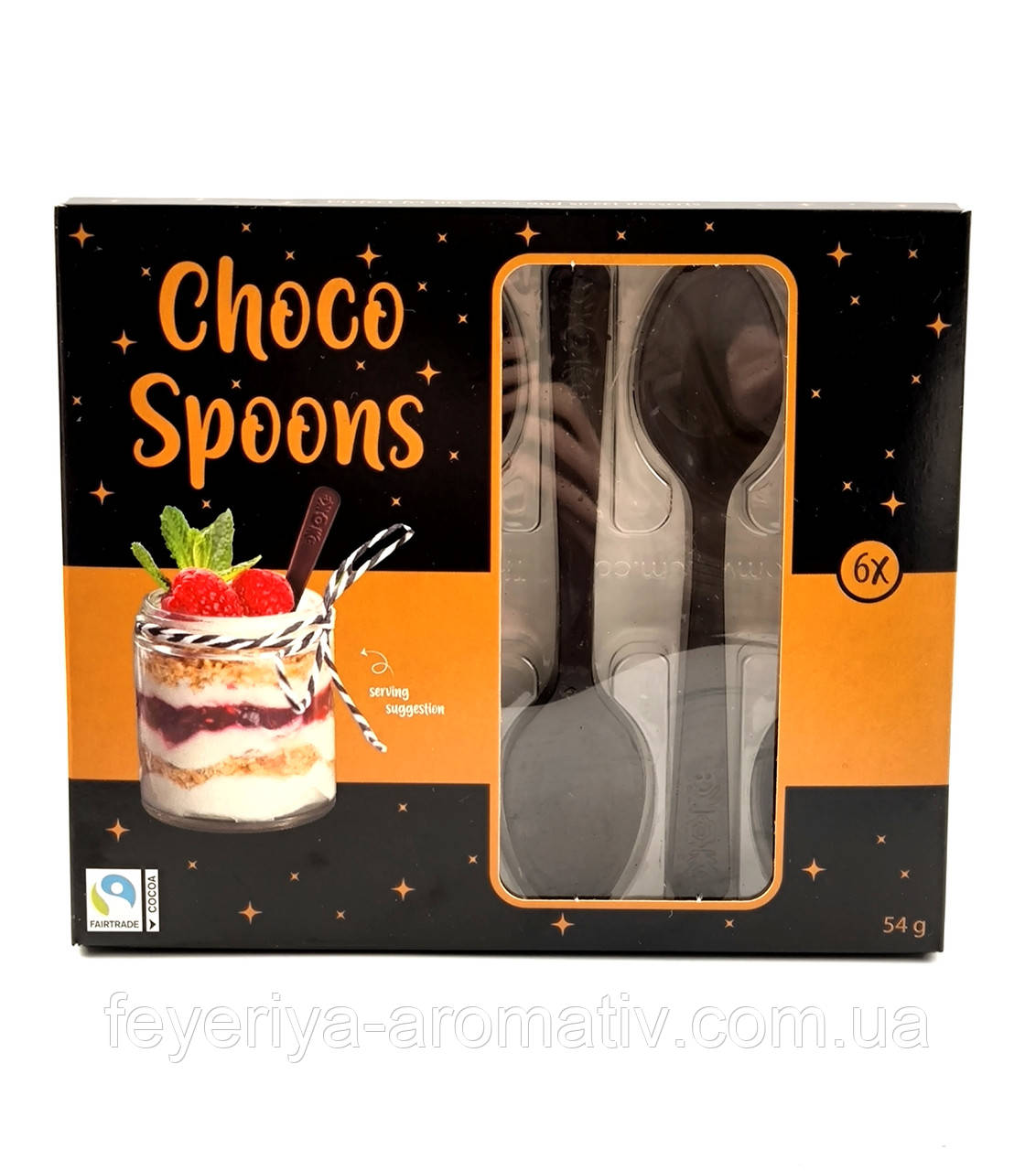 Шоколадні ложки Becky`s Dark Chocolate Spoons 6 шт 48 г Нідерланди