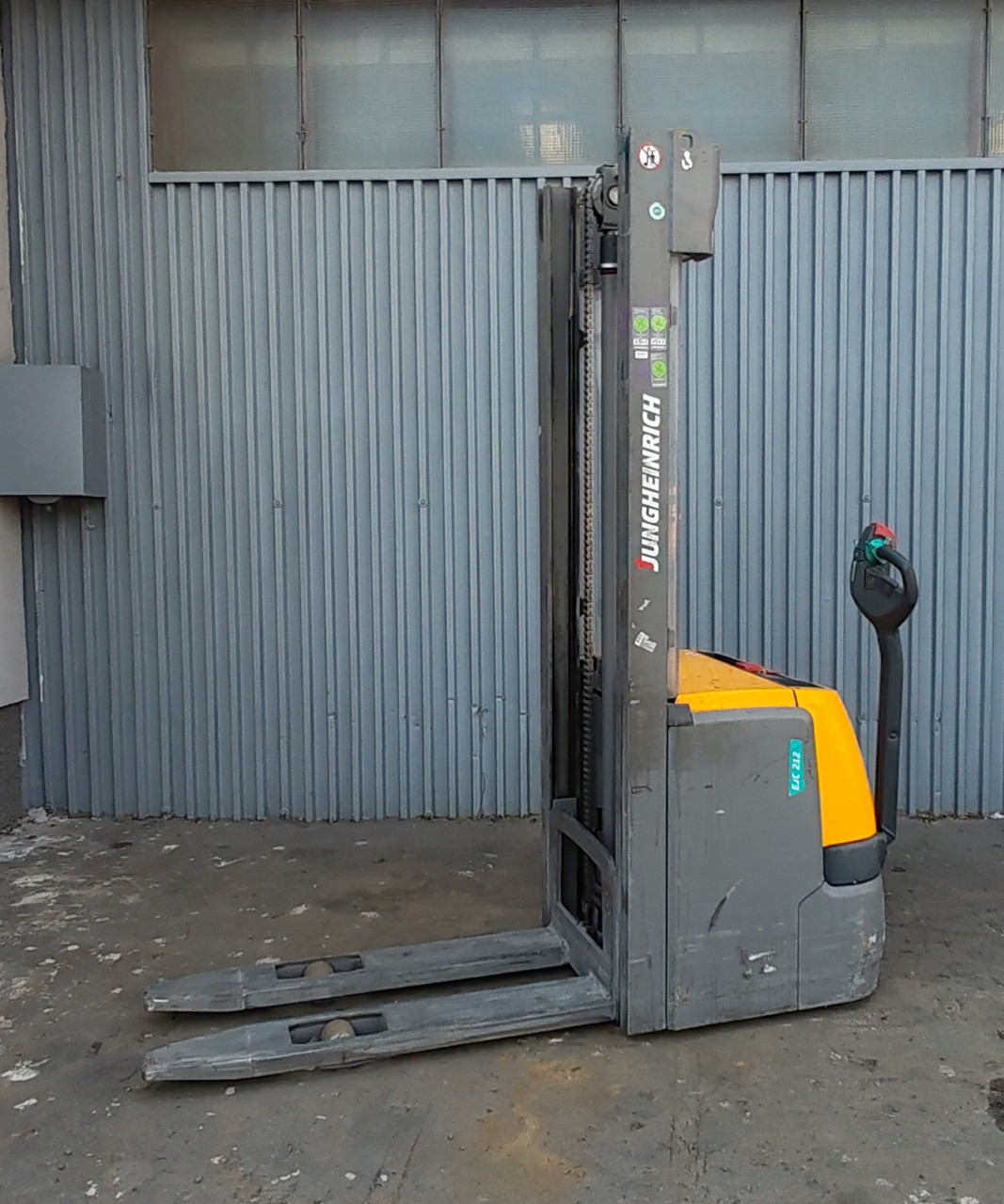 Штабелер електричний Jungheinrich EJC212 3.6m/ 2018yy/ 1574mh, фото 1