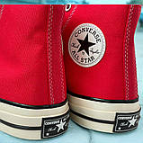 Кеди Converse All Star Chuc 70 Red Hi (Червоні високі), фото 6