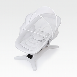 Заколисуючий центр шезлонг дитячий від народження Mastela білий