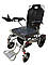 Складний електричний візок для інвалідів до 150кг, електрична інвалідна коляска, крісло колісне електричне, фото 2