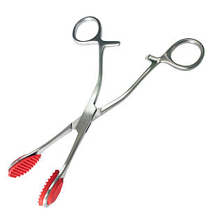 Язикотримач з гумовими вставками по Young. Довжина 16 см