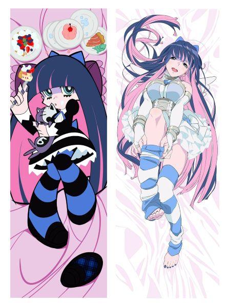 Дакімакура 150х50см З трусиками та панчохами з підв"язками Panty&Stocking with Garterbelt Подушка з наволочкою двостороння, фото 1