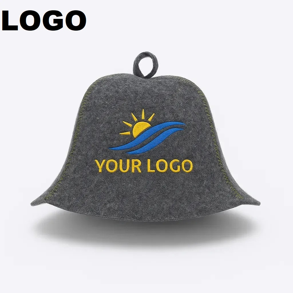 Банна шапка Luxyart з вишивкою логотипу на замовлення