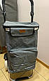 Кравчучка з сумкою,Великий Візок для покупок Malatec об*ємом 40л 23187, фото 8