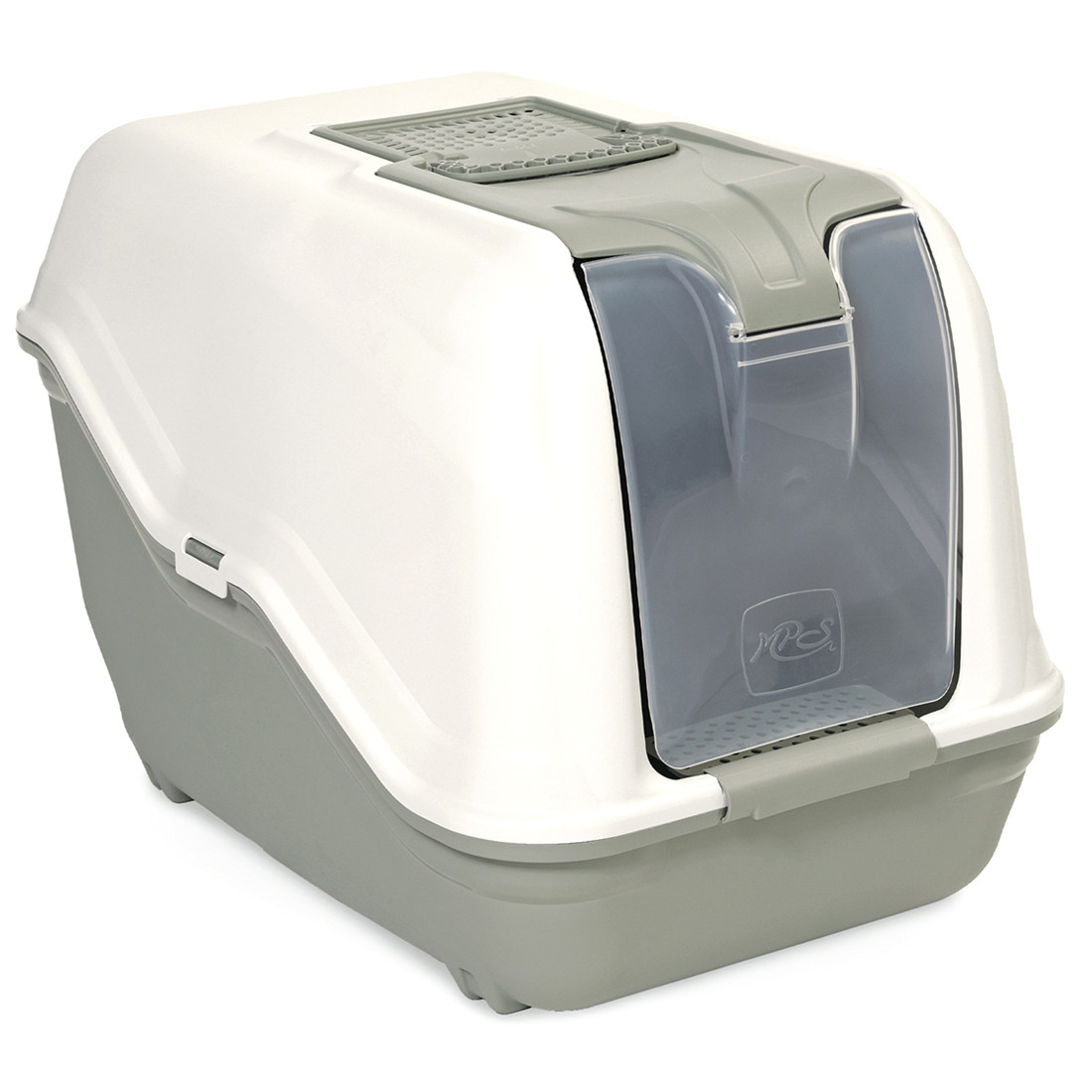 Туалет для кішок БОКС з фільтром NETTA Maxi,світло-зелений, фото 1