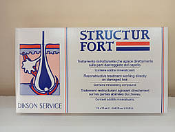 Dikson Structur Fort Ампули для відновлення волосся, 10*12 мл