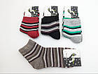 Жіночі шкарпетки махрові SoSo смужки, 36-40, мікс кольорів 12 пар/уп, фото 3