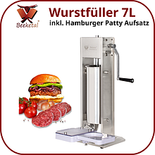 Ковбасний шприц Beeketal BT07P з пресом для бургерів