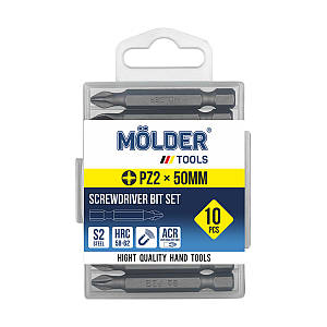 Набір біт Molder PZ2x50мм 10шт MT7125010