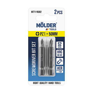 Набір біт Molder PZ1x50мм 2шт MT7115002