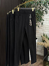 Неймовірні жіночі джегінси на байці, тканина "Стрейч-Джинс" 48, 50, 52, 54, 56, 58 розмір 48, фото 4