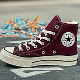 Кеди Converse All Star Chuc 70 Hi (Wine Red Hi) Бордові високі, фото 2