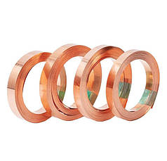 Мідна стрічка для зварювання акумуляторів 0,2 мм × 8 мм (1м), фото 3