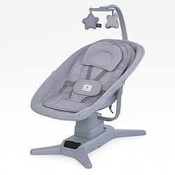 Електронна гойдалка-шезлонг Mastela для немовлят, рожевий з музикою та Bluetooth