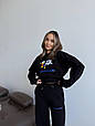 Костюм жіночий утеплений Модель: 842-058 Колір: Сірий, чорний, фото 4