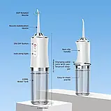 Іригатор для порожнини рота з зарядкою 220V — глибоке очищення міжзубного простору та свіжість дихання, фото 6